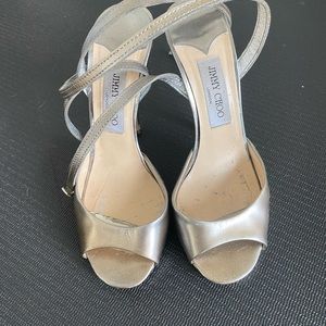 ✨ Jimmy Choo, SILVER sandals ✨